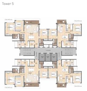 Project Image of 1520.0 - 1917.0 Sq.ft 3.5 BHK Apartment for buy in Lodha Mirabelle