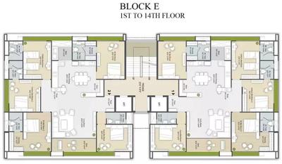 Project Image of 2153.24 - 3112.58 Sq.ft 4 BHK Apartment for buy in Shreepad Park Arena