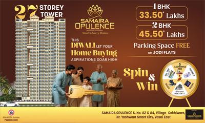 Project Image of 430.0 - 630.0 Sq.ft 1 BHK Apartment for buy in Samaira Opulence