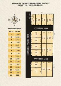 Dhilli Maruthi Avenue Layout Plan 1