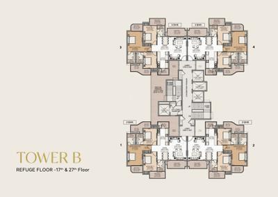 Project Image of 1932.0 - 2625.0 Sq.ft 3 BHK Apartment for buy in Eternia