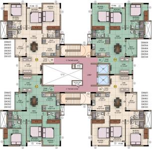 Project Image of 1055.0 - 1060.0 Sq.ft 3 BHK Apartment for buy in Mahindra Iris Court