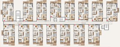 Project Image of 1495.0 - 2535.0 Sq.ft 3 BHK Apartment for buy in Atulyam Trident