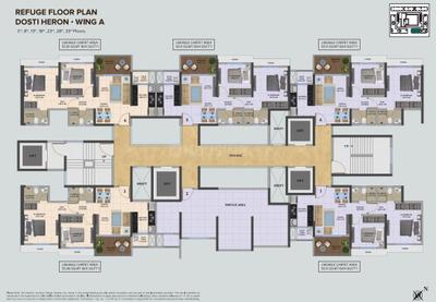 Project Image of 0.0 - 322.0 Sq.ft 1 BHK Apartment for buy in Dosti Nest