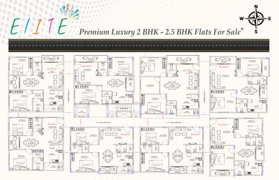 Project Image of 1090.0 - 1300.0 Sq.ft 2 BHK Apartment for buy in Afwan Elite