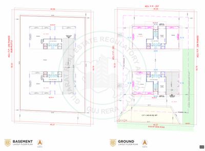 H K Hare Krishna Heights Layout Plan 1