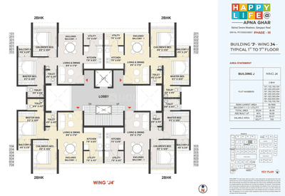 Project Image of 500.0 - 704.0 Sq.ft 2 BHK Apartment for buy in Samraat Apna Ghar Phase III