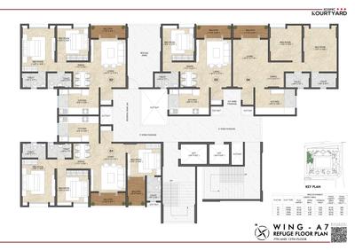 Project Image of 740.0 - 946.0 Sq.ft 2 BHK Apartment for buy in Kosmic Kourtyard Phase 2