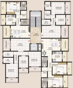 Project Image of 318.0 - 451.0 Sq.ft 1 BHK Apartment for buy in Rkr Precious Harmony