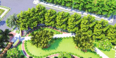 Future Highway Downtown Landscape Garden and Tree Planting 2