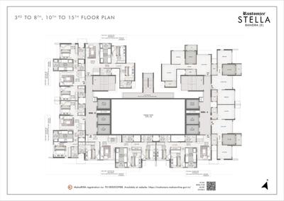 Project Image of 673.83 - 922.47 Sq.ft 2 BHK Apartment for buy in Rustomjee Stella