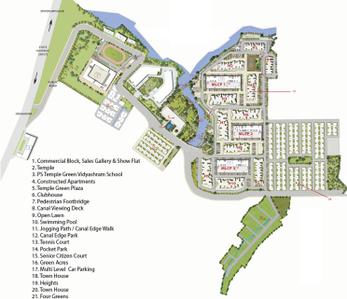 Project Image of 770.0 - 1550.0 Sq.ft 1 BHK Apartment for buy in Arun Four Greens Block 3