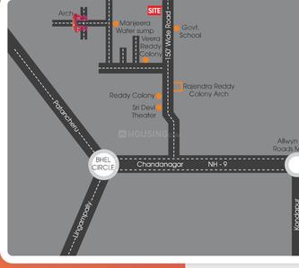 Project Image of 0.0 - 1100.0 Sq.ft 2 BHK Apartment for buy in Sai Dharani Associates Narayanadri Residency