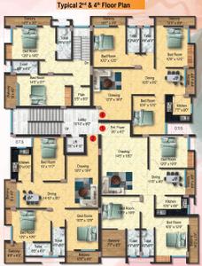 Project Image of 1380.0 - 1860.0 Sq.ft 3 BHK Apartment for buy in Nirman Pratibha Enclave