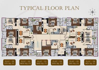 Project Image of 1640.0 - 2100.0 Sq.ft 3 BHK Apartment for buy in Dev Ratan