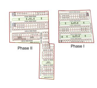 Omaxe Shubhangan Premium Ext Phase I And Phase II Layout Plan 1