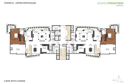 Project Image of 1821.04 - 4611.04 Sq.ft 3 BHK Apartment for buy in Godrej Frontier