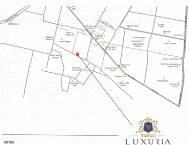 Project Image of 513.0 - 547.45 Sq.ft 2 BHK Apartment for buy in Malak Maruti Luxuria