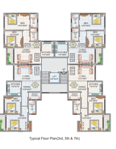 Project Image of 660.04 - 1199.96 Sq.ft 1 BHK Apartment for buy in Kaul Heritage City