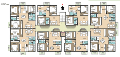 Project Image of 967.0 - 1500.0 Sq.ft 2 BHK Apartment for buy in Navami Vruksha