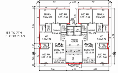 Project Image of 1055.83 - 1446.51 Sq.ft 3 BHK Apartment for buy in Sahajanand Lotus