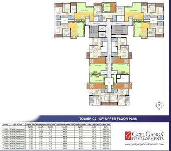 Project Image of 661.56 - 1996.18 Sq.ft 1.5 BHK Apartment for buy in Goel Newtown Ph 3 C Bldg