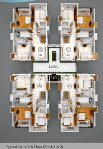 Project Image of 875.0 - 1462.0 Sq.ft 2 BHK Apartment for buy in Saket Nagar