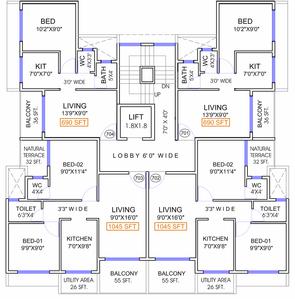 Project Image of 336.05 - 634.0 Sq.ft 1 BHK Apartment for buy in Mansarovar Govind Ameya