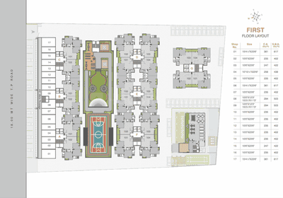 Project Image of 813.0 - 1090.0 Sq.ft 2 BHK Apartment for buy in Shree Siddheshwar Helicon