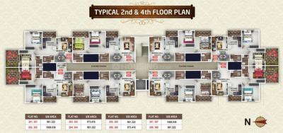 Project Image of 911.24 - 1008.03 Sq.ft 2 BHK Apartment for buy in Bhoomi Sai Shrushti