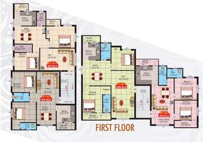 Project Image of 705.0 - 1180.0 Sq.ft 2 BHK Apartment for buy in VJS Kumaran Sukrataa