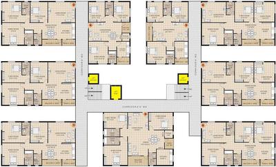 Project Image of 1380.0 - 2070.0 Sq.ft 3 BHK Apartment for buy in Koven Surya Towers