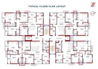 Project Image of 1786.99 - 2228.34 Sq.ft 3 BHK Apartment for buy in Z Engineers The Nest