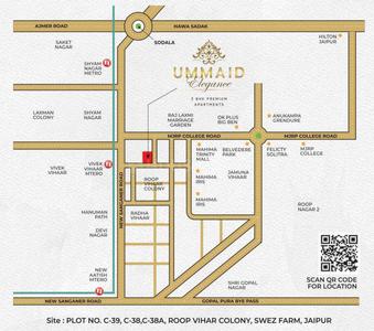 Project Image of 1001.69 - 1326.54 Sq.ft 3 BHK Apartment for buy in Regenta Ummaid Elegance