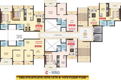 Project Image of 309.0 - 317.0 Sq.ft 1 BHK Apartment for buy in Sadguru Nakshtra Phase I