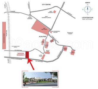 Project Image of 0.0 - 1120.0 Sq.ft 1 BHK Apartment for buy in Satyam Yashoda Residency