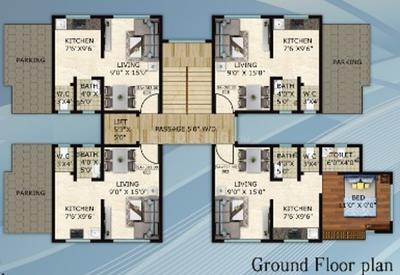 Shrijee Krupa Madhav Vatika IV Cluster Plan 2