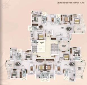 Project Image of 1670.0 - 4340.0 Sq.ft 3 BHK Apartment for buy in Amvisha Siddharth Lotus