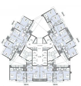 Project Image of 1850 Sq.ft 3 BHK Apartment / Flat for sale in Parel for Rs. 110000000