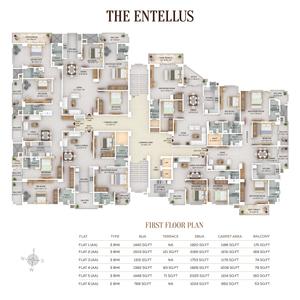 Project Image of 662.0 - 1779.0 Sq.ft 2 BHK Apartment for buy in The Entellus
