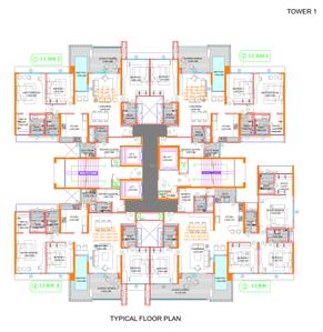 Project Image of 716.98 - 2129.12 Sq.ft 2 BHK Apartment for buy in Bramhacorp Sun Valley Phase 1
