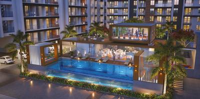 Project Image of 400.74 - 566.83 Sq.ft 1 BHK Apartment for buy in Roshan Milestone Wing F