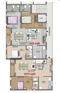 Project Image of 1025.0 - 1300.0 Sq.ft 2 BHK Apartment for buy in Ananda Jyothi