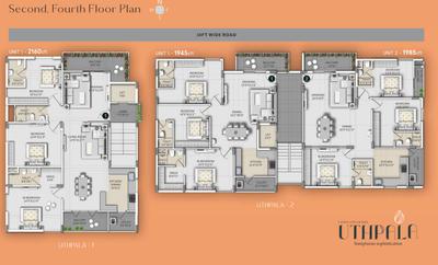 Project Image of 1536.01 - 2160.0 Sq.ft 3 BHK Apartment for buy in Canny Utpala 2