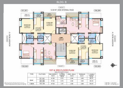 Project Image of 520.65 - 597.07 Sq.ft 1 BHK Apartment for buy in Golden Winds Building B Phase 3