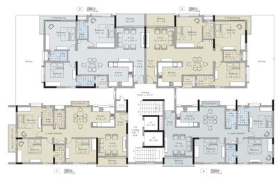 Project Image of 1709.0 - 3455.0 Sq.ft 3 BHK Apartment for buy in Appaswamy Cerus