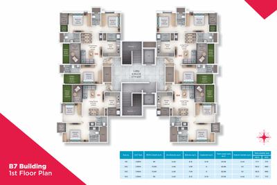 Project Image of 668.0 - 990.0 Sq.ft 2 BHK Apartment for buy in Majestique Rhythm County Phase III