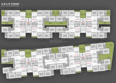 Project Image of 846.04 - 971.0 Sq.ft 3 BHK Apartment for buy in Kamdhenu Serenity Sky