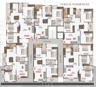 Project Image of 1395 Sq.ft 3 BHK Apartment / Flat for sale in Electronic City for Rs. 6975000