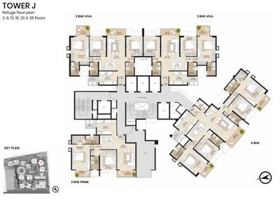 Project Image of 479.0 - 1665.0 Sq.ft 1 BHK Apartment for buy in Mahindra Citadel Bastion J K